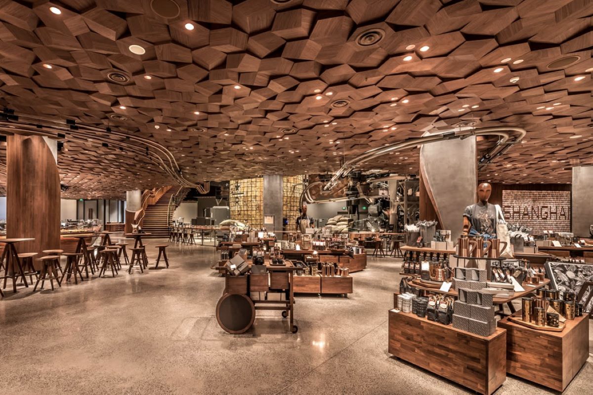 1001 thiết kế nội thất quán cafe  Starbucks