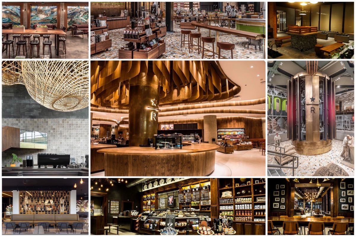 1001 thiết kế nội thất quán cà phê  Starbucks nổi bật