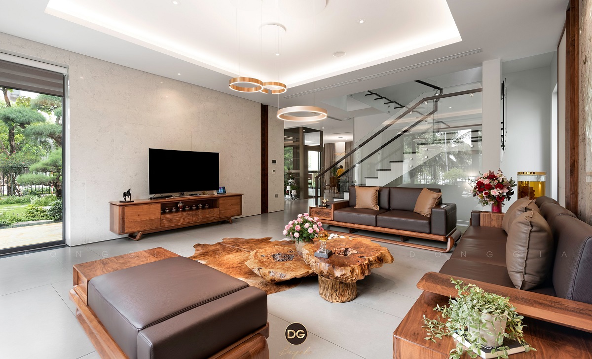 Khám phá siêu biệt thự view Đảo Hồ – Hoàng Lan, Vinhomes Green Bay|Nội thất Đồng Gia