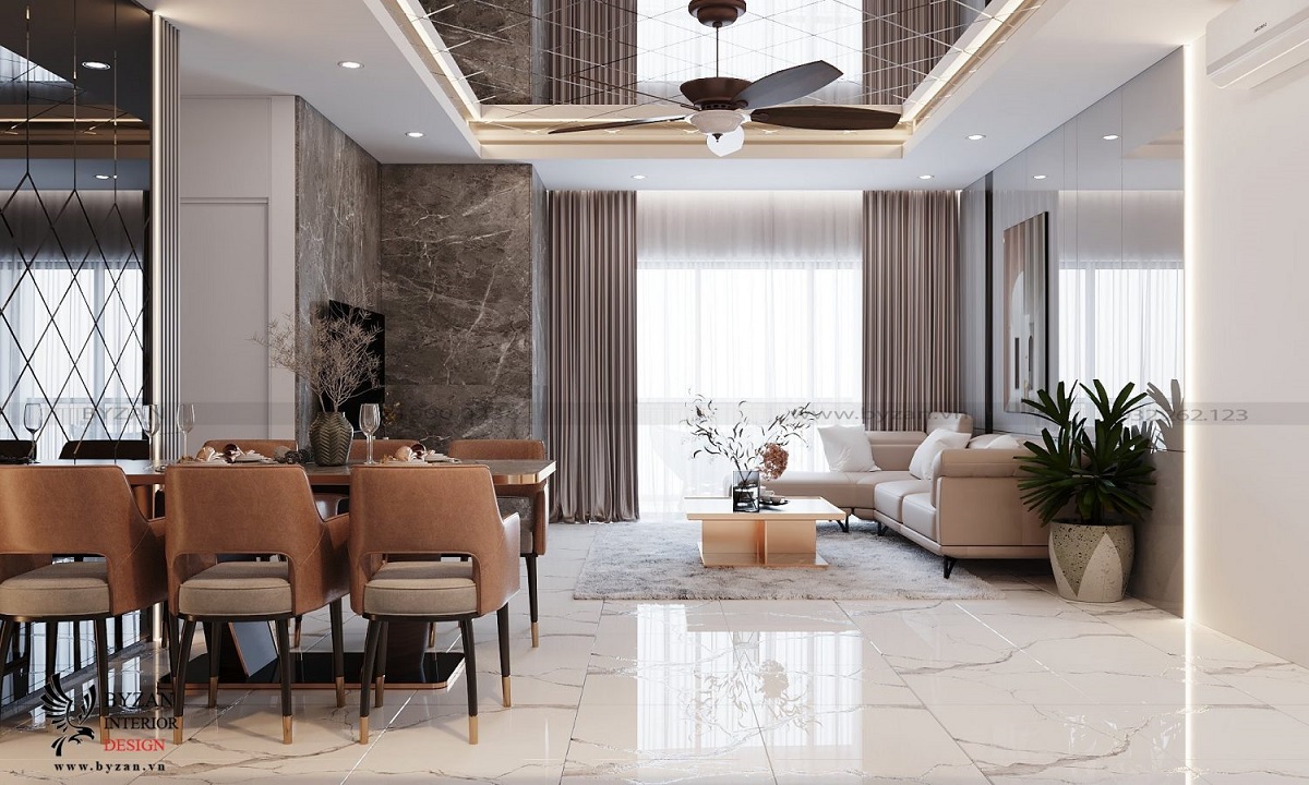 Nội thất căn hộ Royal City - Vẻ đẹp sang trọng đến từ sự giản đơn I  Byzan Interior Design