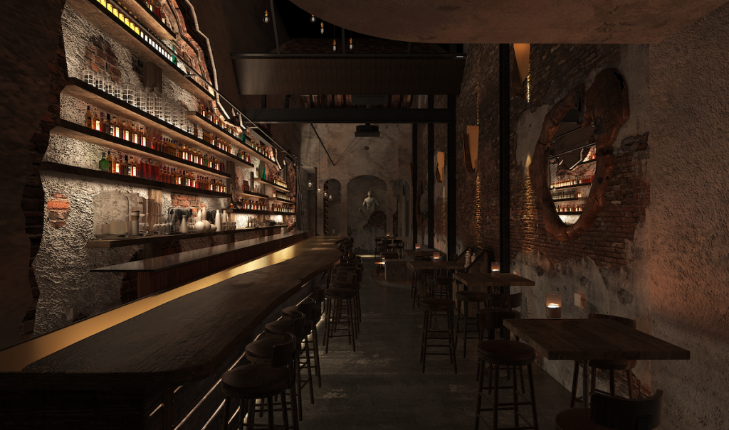 Cocktail Lounge - Cảm hứng từ những nét thô mộc | KAHN Atelier