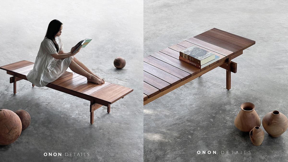 Thiết kế ghế khai thác chất liệu bản địa, hướng đến đa dạng công năng