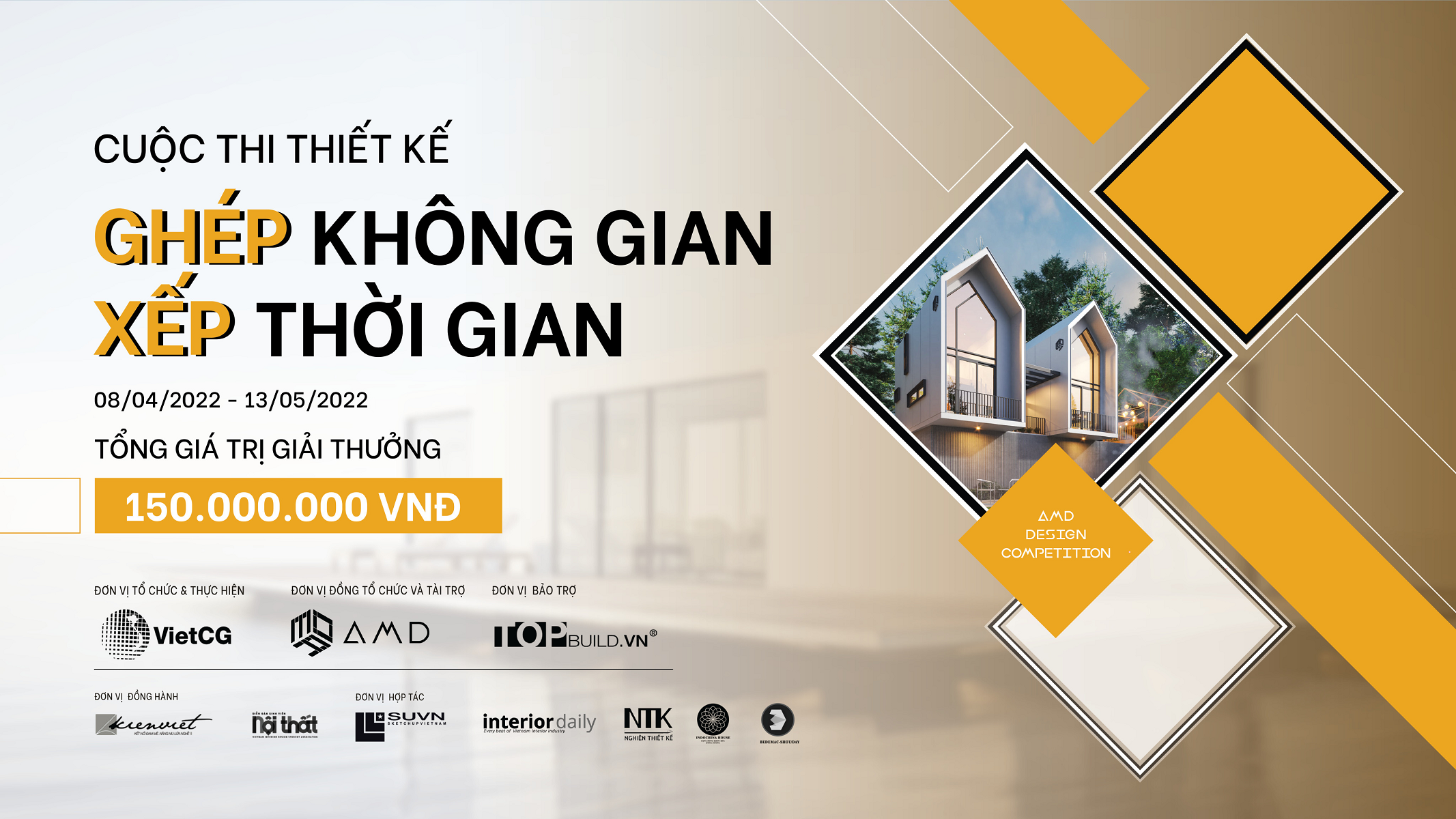 Thông báo tổ chức cuộc thi thiết kế "Ghép không gian - Xếp thời gian"