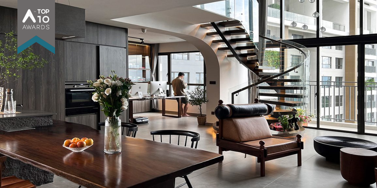 Ly’s Penthouse - Căn hộ với những mảng màu cá tính | VBMAD