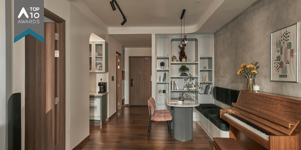 Không gian căn hộ trẻ trung với những sắc màu | Tròn Decor