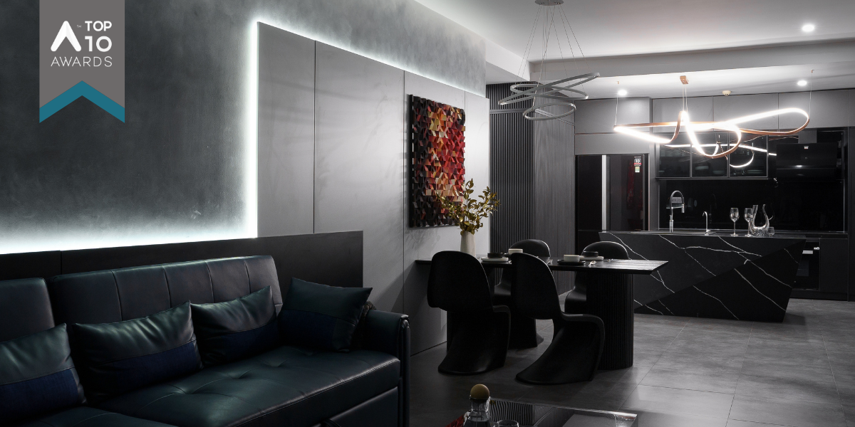 Live In Black: Căn hộ mang hơi thở đương đại đầy cá tính | Godo Architects