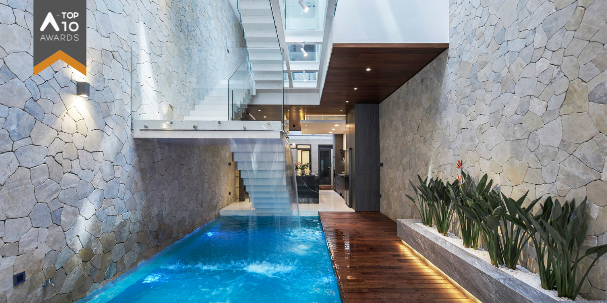 BO's House: Ngôi nhà phố với chiếc “Thang bay” có thác đổ rì rào | HTT Design