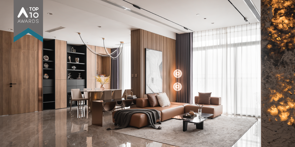 Căn hộ giống như tác phẩm kiến tạo về Nghệ thuật sắp đặt và Sáng tạo chất liệu | Sendesign