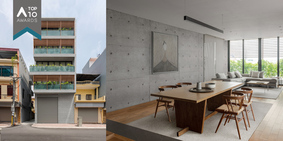 N.H Apartment: Căn hộ dịch vụ phong cách đương đại | Nguyễn Thành Trung Architects