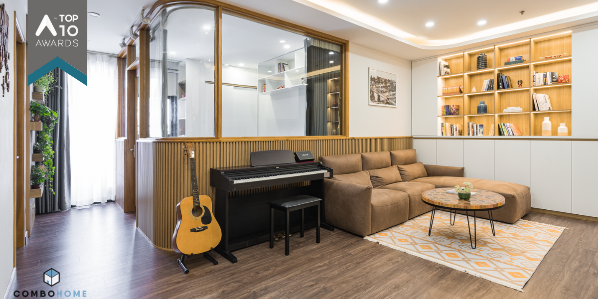 Tổ ấm thiết kế hiện đại, tone màu trắng thanh lịch | Combohome