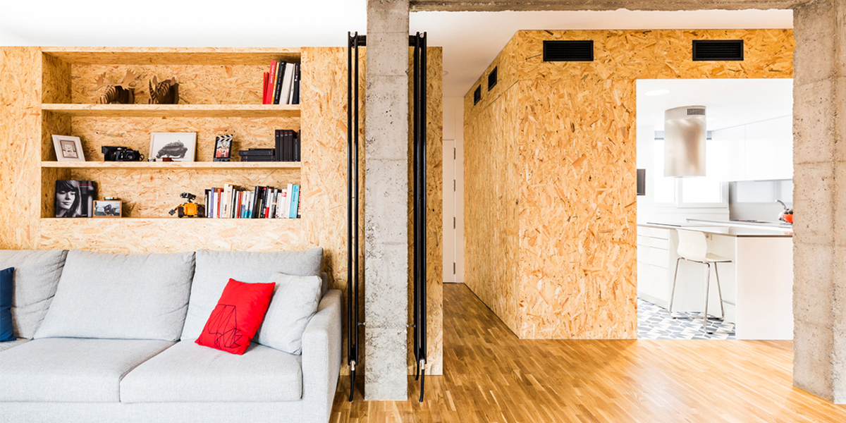 Tấm OSB trong Nội thất: Từ vật liệu khiêm tốn đến điểm nhấn trong thiết kế
