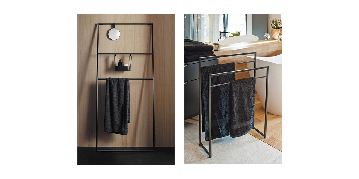Ý tưởng thiết kế giá treo khăn trong nội thất