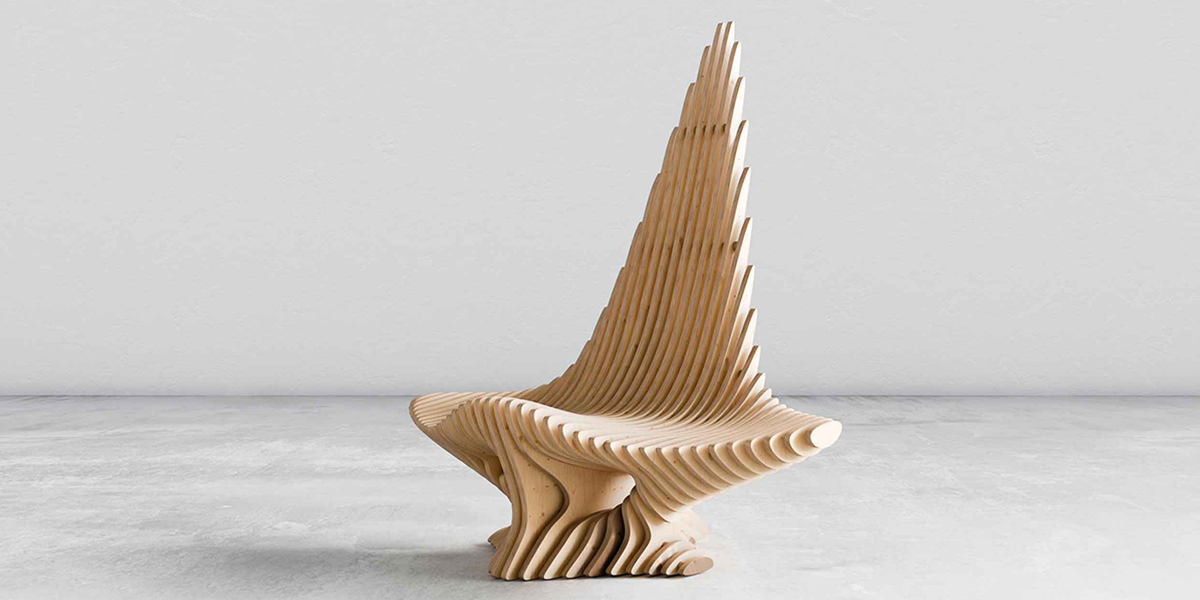 Scate chair - từ dự án ‘nội thất tham số’ của After Form