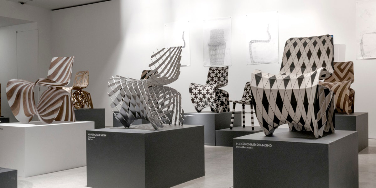 Joris Laarman Maker Chair: Đồ nội thất được lắp ráp từ các mảng in 3D