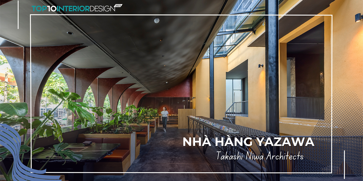 Nhà hàng Yazawa: Các không gian kết nối bằng vật liệu sắt | Takashi Niwa Architects
