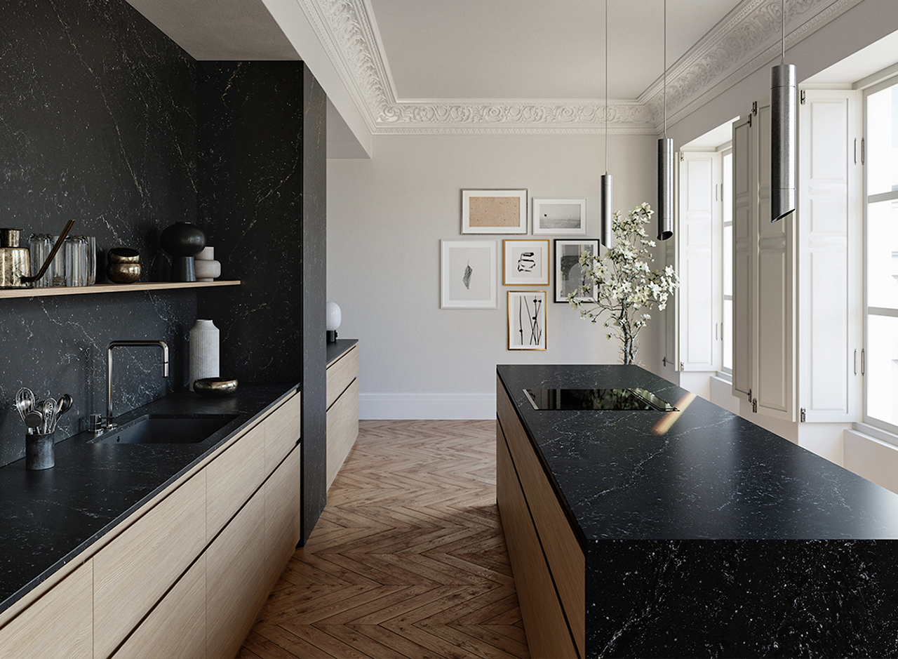 Đường gân huyền bí trong Bộ sưu tập LeChic của Silestone