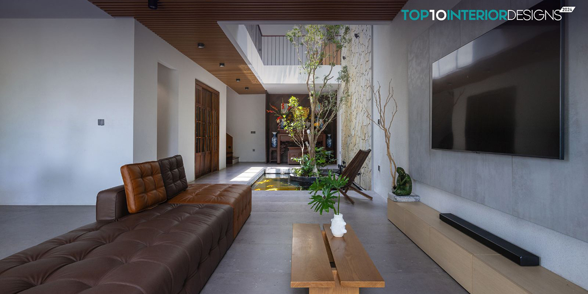 DX House - Nhà ven sông Đuống với mặt tiền hình khối ấn tượng | X11 Design Studio