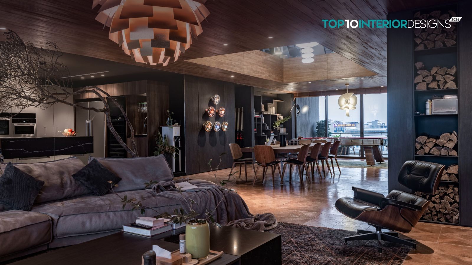 Sky Villa Ecopark - Mang phong cách Scandinavia vào căn hộ triplex tại Aqua Bay | VUUV + Multiply Office
