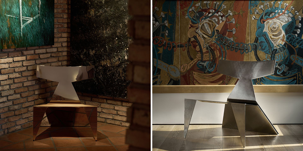 TRÂU armchair - Bản giao hưởng giữa kim loại và ánh sáng | HO studio
