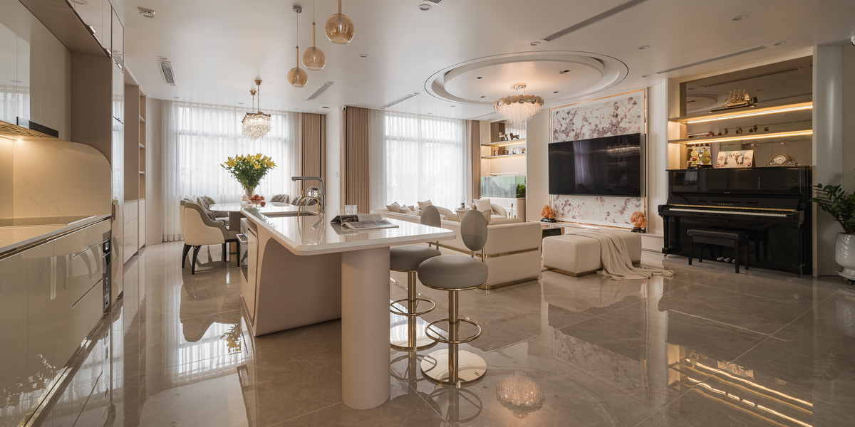 Bài toán cân bằng giữa công năng – thẩm mỹ tại nhà liền kề Marina | TH Home