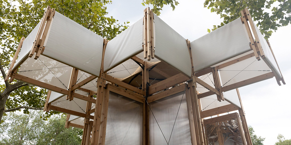 KlimaKover Pavilion: Mô-đun làm mát ngoài trời tiết kiệm năng lượng của Henning Larsen